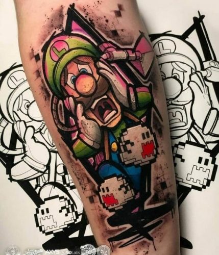 Explore 19 Unique Super Mario Tattoo Designs to Celebrate Your Love for the Iconic Game in