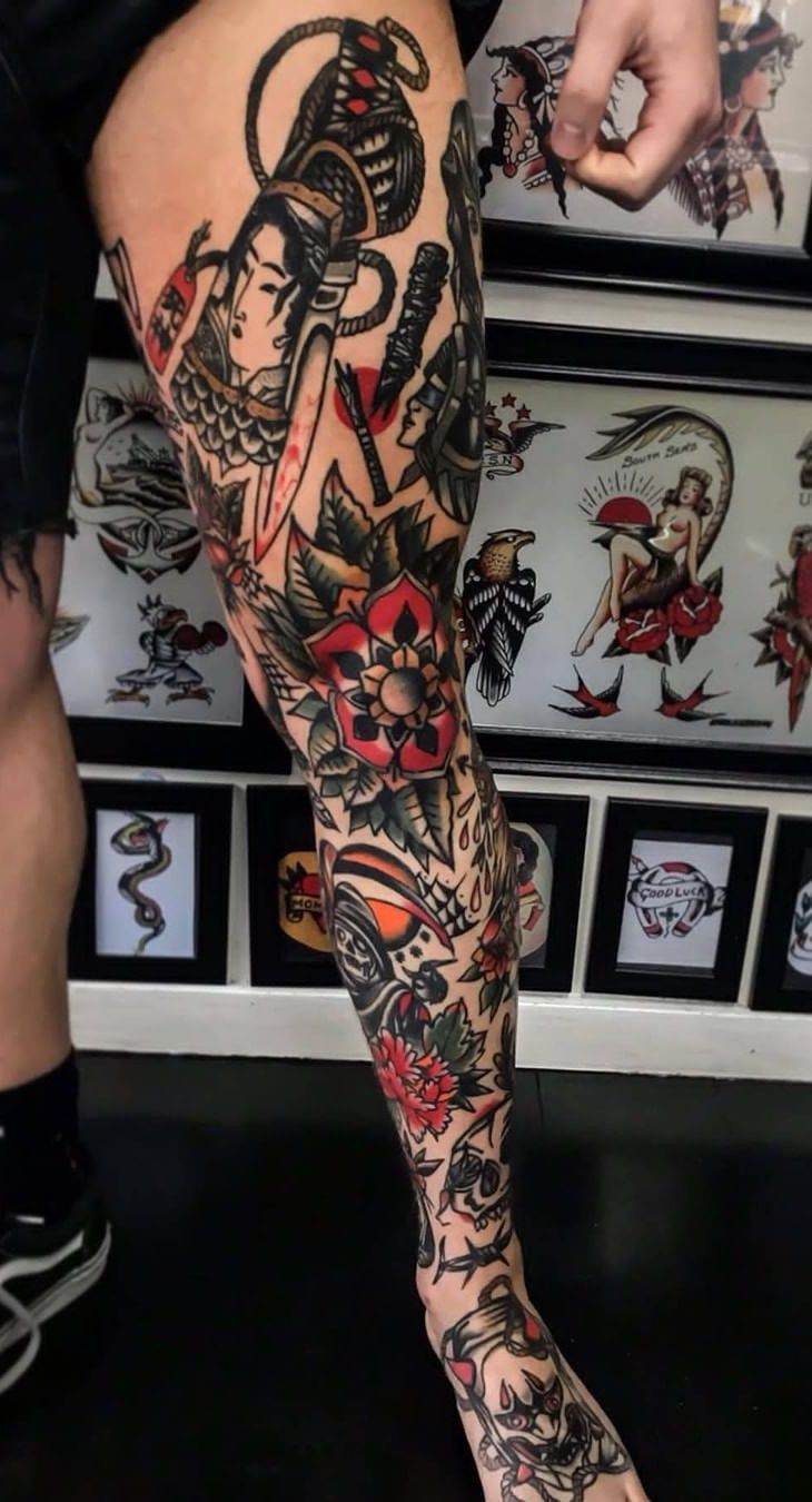 27 Mens Thigh Tattoo Ideas: how to choose art that actually suits your life