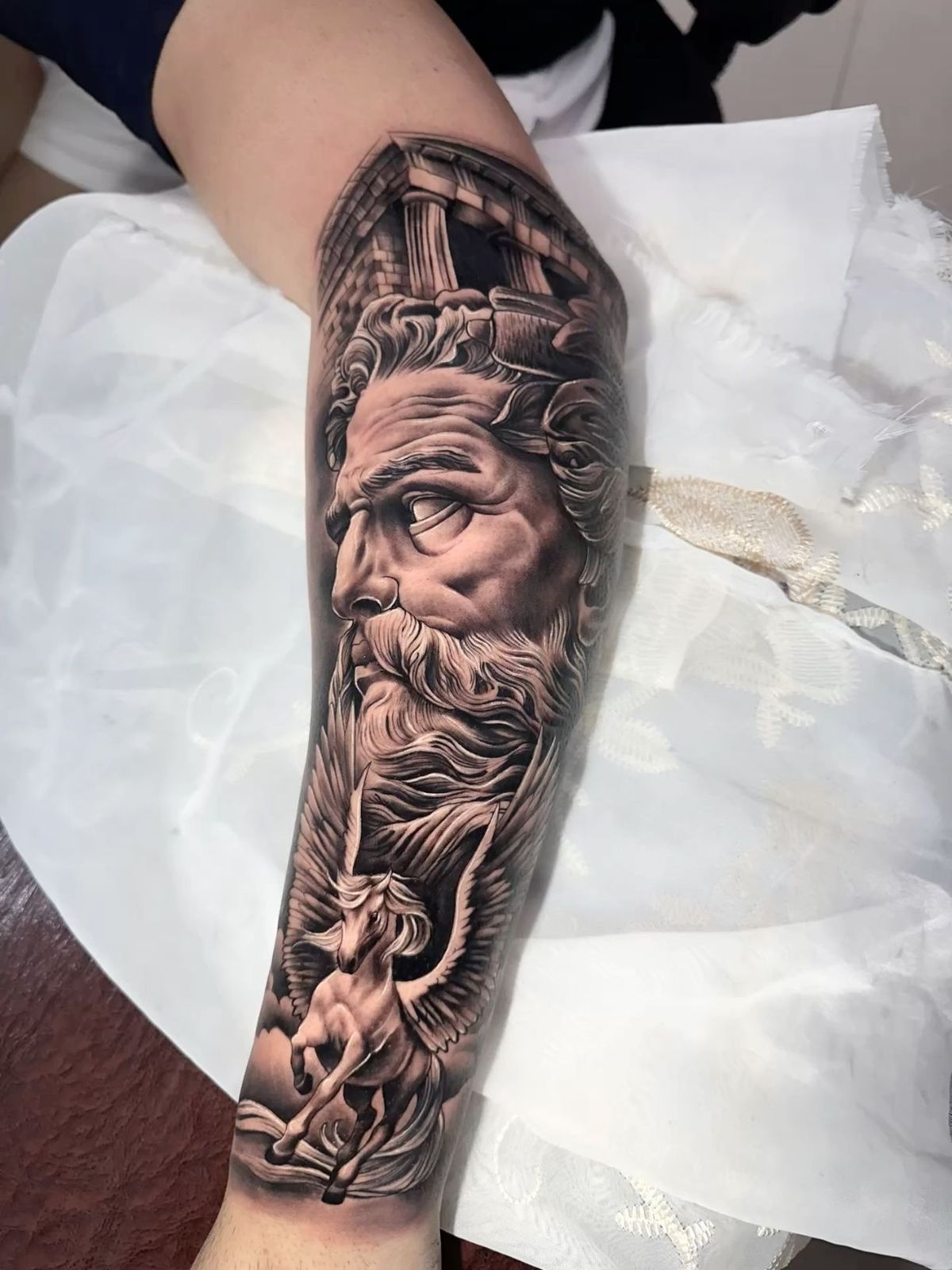 26 Zeus Tattoo Ideas for Sleeve, Forearm, and Full Back Designs with Greek Gods Mythology