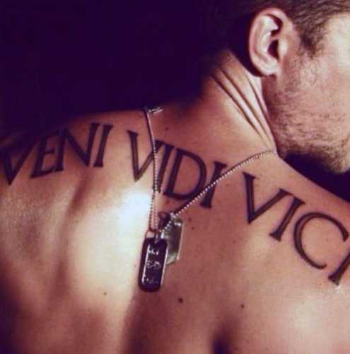 17 Veni Vidi Vici Tattoo Ideas: Empowering Phrases Inked with Pride