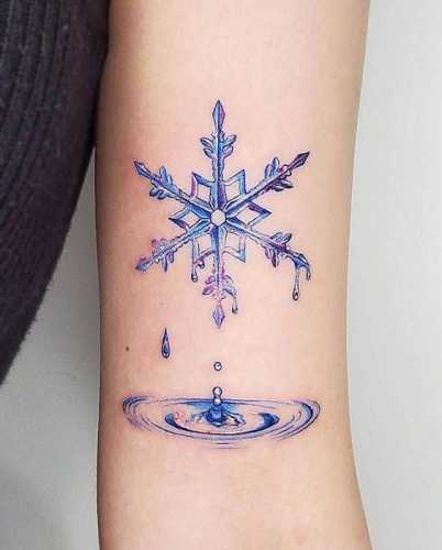 25 Snowflake Tattoo Ideas