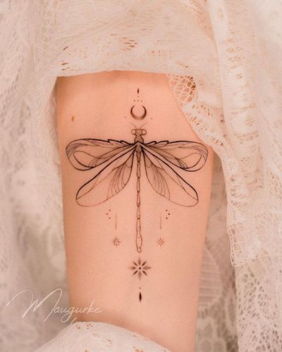 Discover 24 Ideas Unique Dragonfly Tattoo Designs for