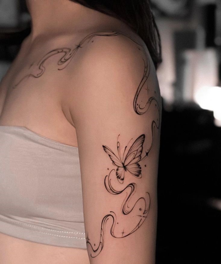 Explore 20 Stunning Fine Line Tattoo Ideas: Minimalist Designs for Women & Men