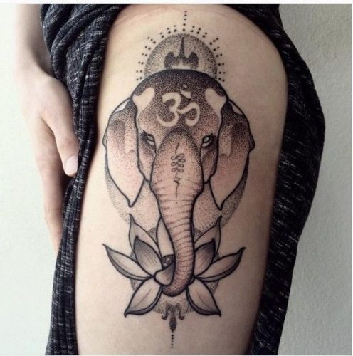 25+ Elephant Tattoo Ideas