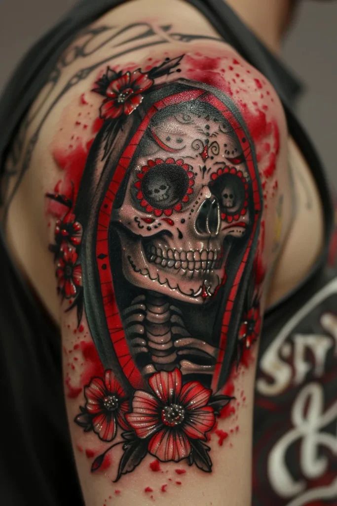 19 Ideas for Santa Muerte Tattoos: A Deep Dive into Symbolism and Style