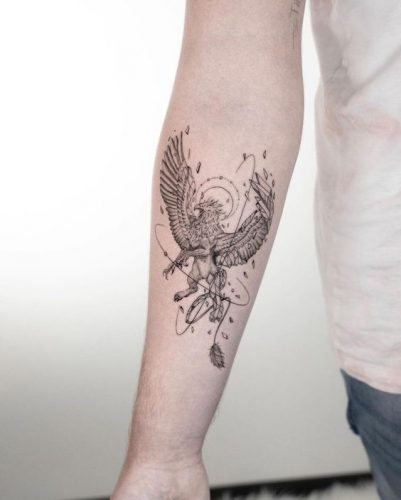 Discover 18 Stunning Griffin Tattoos for : Explore Designs from Classic to Modern Styles