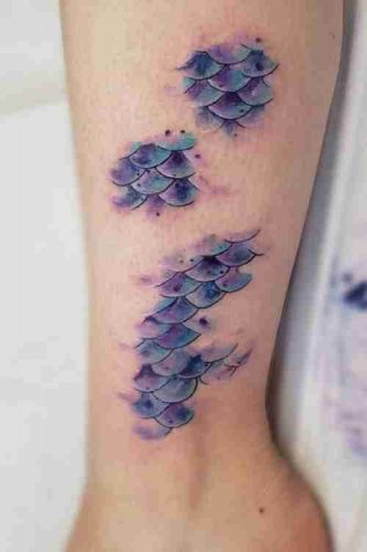 Enchanting Mermaid Scales Tattoos : Top 15 Design Ideas for Ocean-Inspired Ink