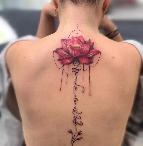 30 Creative Water Lily Tattoos for : Tattoos with Special Meanings