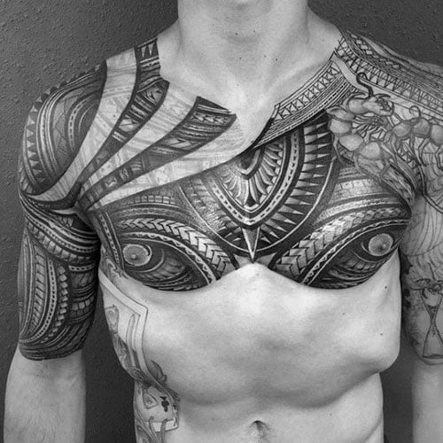 Chest tattoos for men 21 ideas