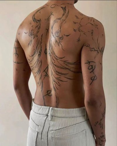 Explore 20 Striking Abstract Line Tattoo Designs for  &#8211; Get Inspired Today!