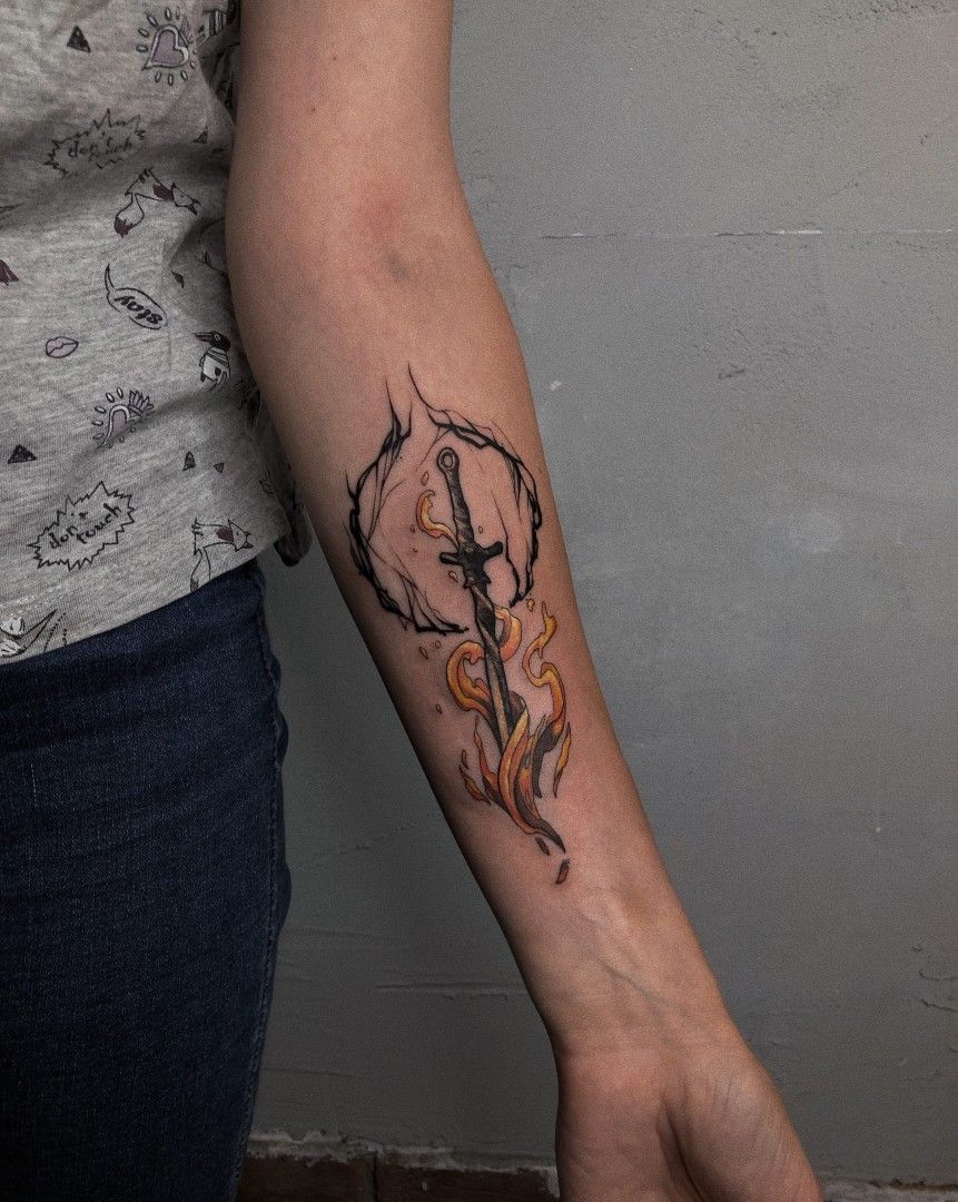 27 Dark Souls Tattoo Ideas Artorias, Bonfire, Forearm, Sketch, & More Inspiring Designs