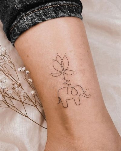 25+ Elephant Tattoo Ideas