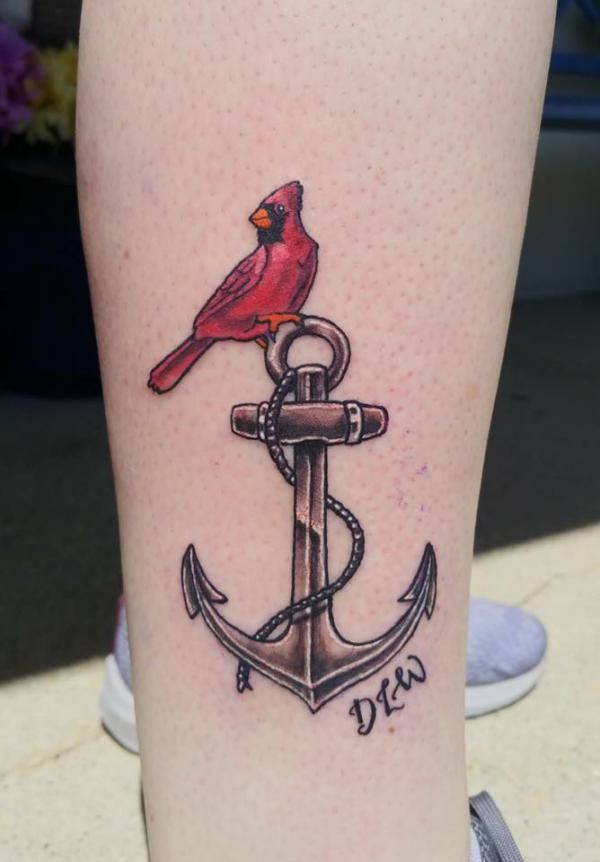 28 Cardinal Tattoo Ideas for Women and Men: Memorial, Fine Line, Stencil Outline, Small Flying