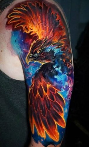 20 Rising Phoenix Tattoo Ideas