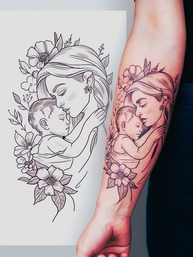 Discover 22 Heartwarming Motherhood Tattoos for Celebrate Unbreakable Bonds