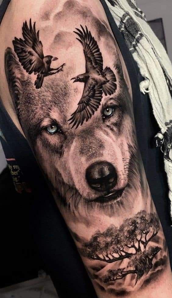 Explore 24 Stunning Realistic Wolf Tattoos for : Top Design Ideas for Forearm, Shoulder, Chest, and More