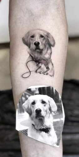 24 Dog Portrait Tattoo Ideas