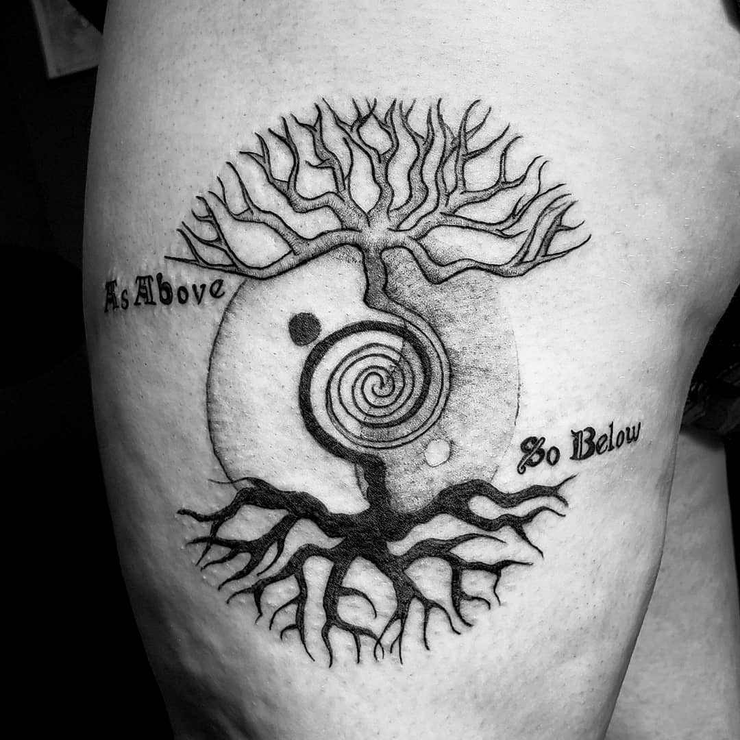 29 As Above, So Below Tattoo Ideas: Striking Ways To Wear A Classic Hermetic Motto