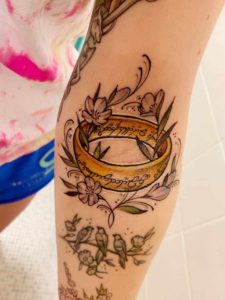 29 Lord Of The Rings Tattoo Ideas : Designs, Minimalist Symbols, Elvish Quotes, Sleeve Art