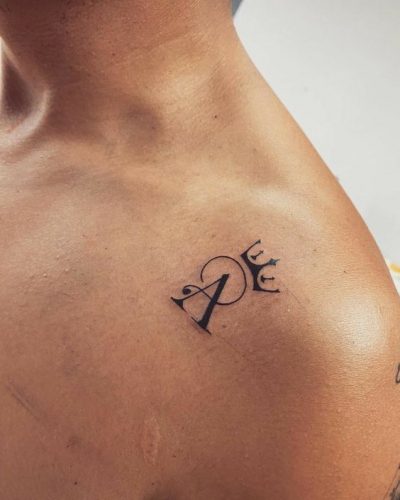 19 Creative Letter A Tattoo Designs : From Minimalist to Monograms – Find Your Style