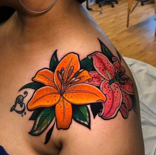 29 Colored Tattoo Ideas for Brown Skin Tones