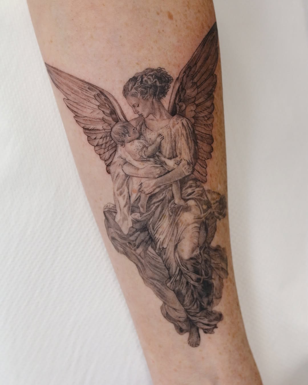 28 Guardian Angel Tattoo Designs for Men and Women Small Meaningful Art Styles