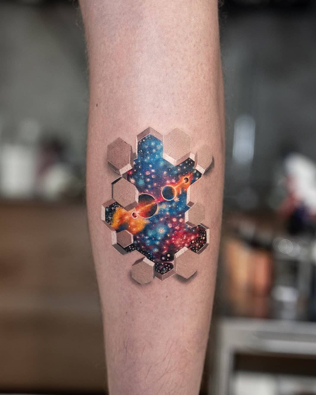 27 Galaxy Tattoo Ideas with Sleeve Designs, Black and Grey, and Cosmic Color Concepts