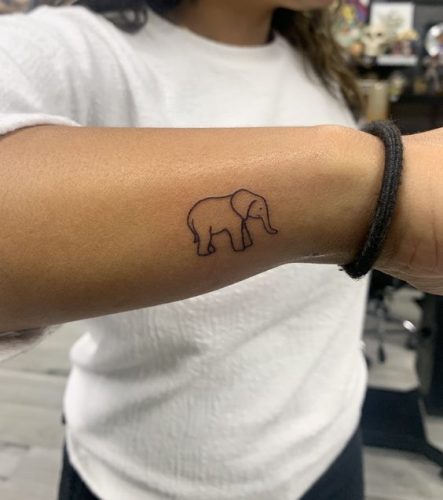 26 Wrist Elephant Tattoos Ideas