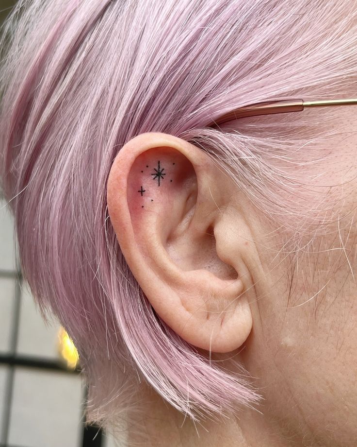 30 Behind Ear Tattoo Ideas for Men and Women Unique, Meaningful, Minimalist, Sparkle & More