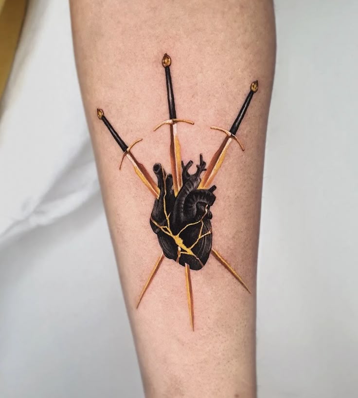 30 Dagger Tattoo Ideas : Neotraditional, Fine Line, Gothic, Butterfly, Panther, Fantasy Designs