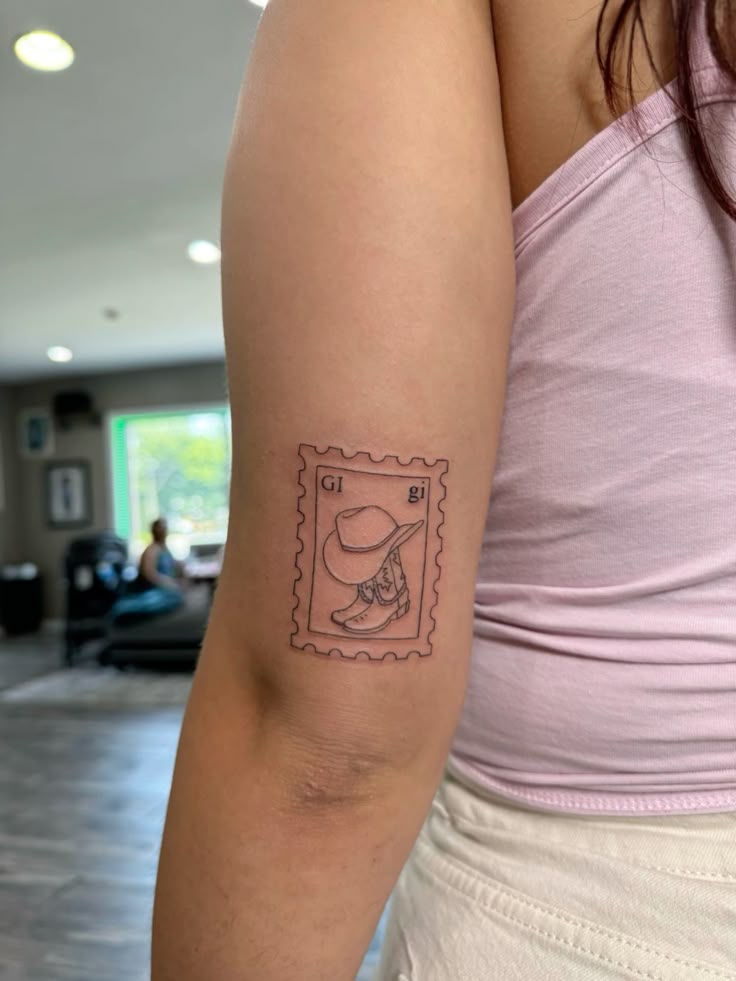 30 Unique Stamp Tattoo Ideas with Travel, Floral, Vintage, Fine Line, and Matching Postage Designs