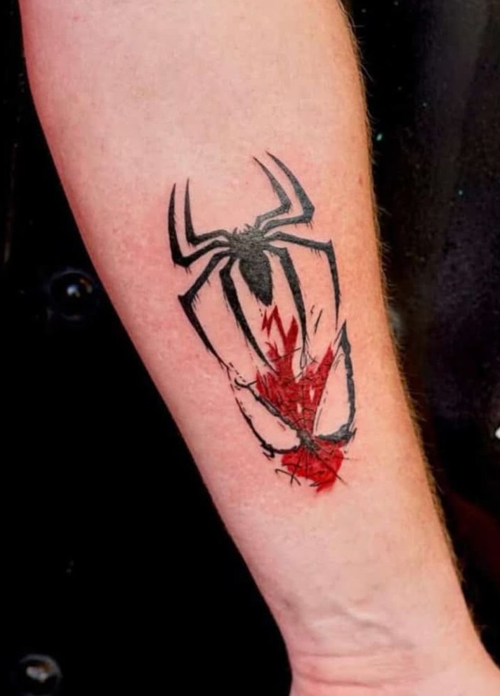 29 Spiderman Tattoo Ideas for Guys Best Arm, Leg, Chest, Back, Hand & Sleeve Designs