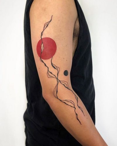 Explore 20 Striking Abstract Line Tattoo Designs for  &#8211; Get Inspired Today!