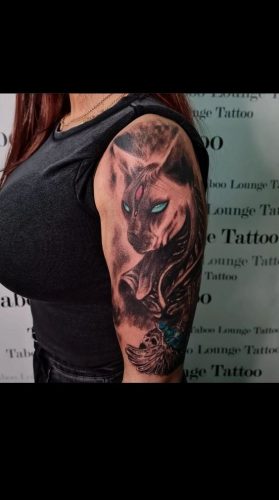 22 Cat and Dog Tattoo Ideas