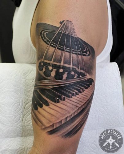 Melodic Ink 25 Music-Inspired Tattoo Ideas for Men
