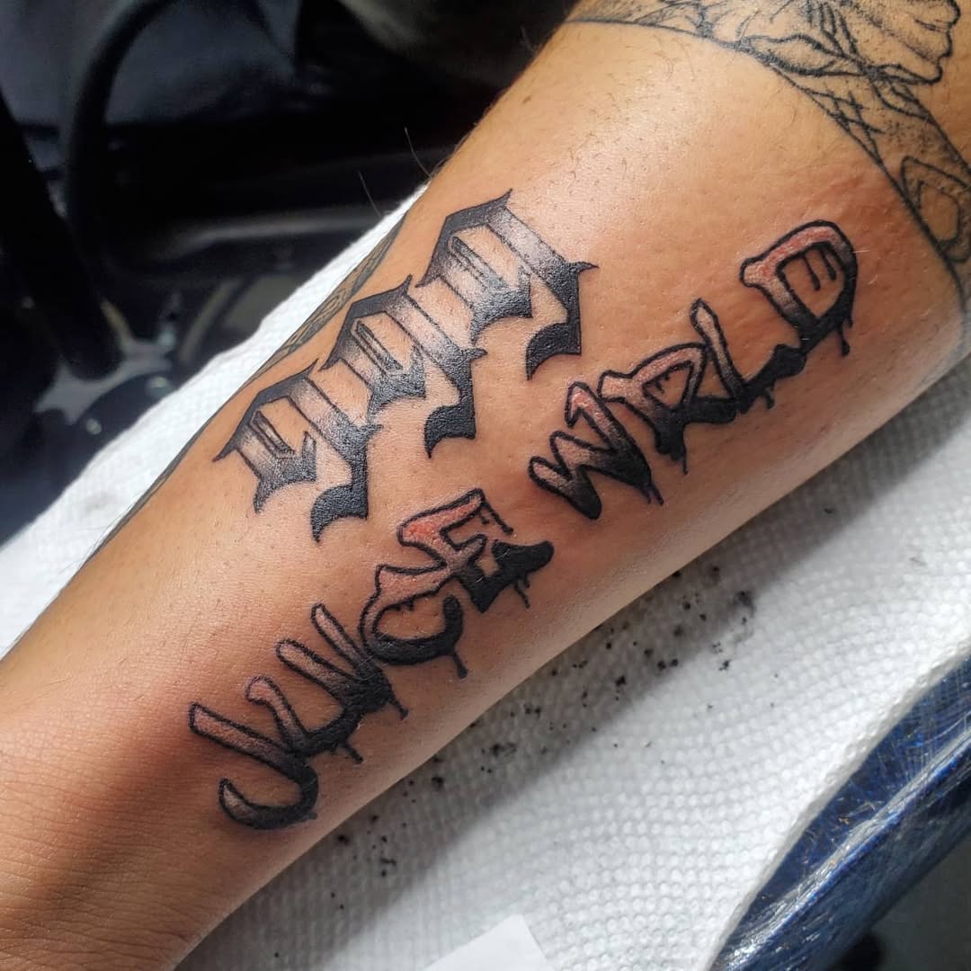 28 Juice WRLD Tattoo Ideas 999 Designs with Butterfly, Lyrics and Simple Matching Tattoo Inspiration