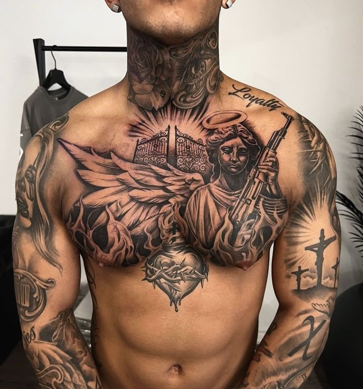 30 Chest Tattoo Ideas for Men in : Bold, Meaningful & Stylish Designs