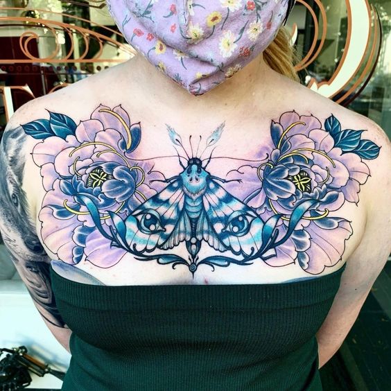 Explore 20 Unique Clavicle Tattoo Ideas: From Delicate Florals to Edgy Designs – Get Inspired!