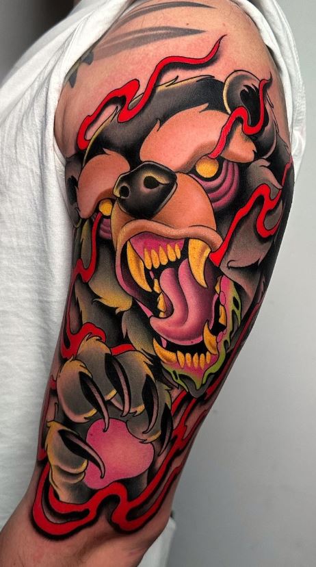 30 Bear Tattoo Ideas : Grizzly, Polar, Teddy & Realistic Bear Tattoos for Men and Women