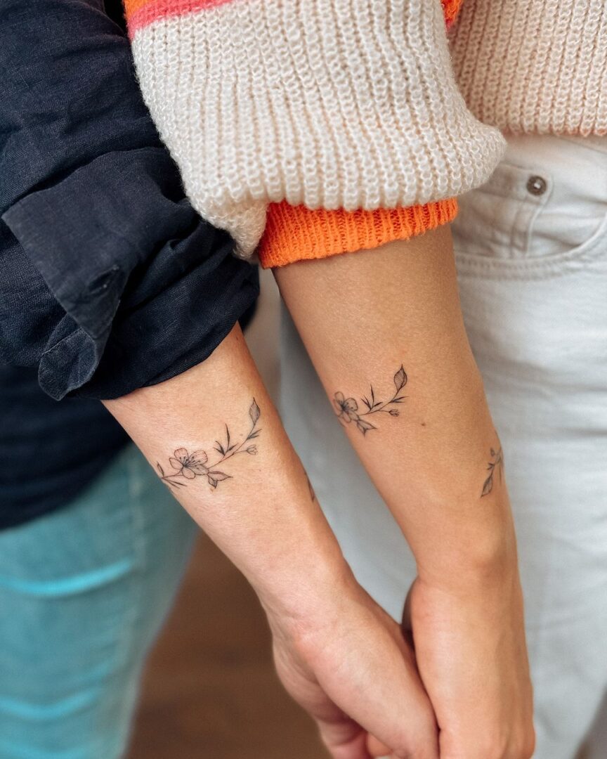 25 Small Mother-Daughter Tattoo Ideas for : Meaningful and Matching Designs