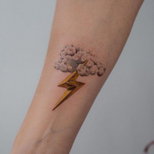 Unleash the Storm: 18 Striking Lightning Bolt Tattoo Designs for Electrifying Expression in