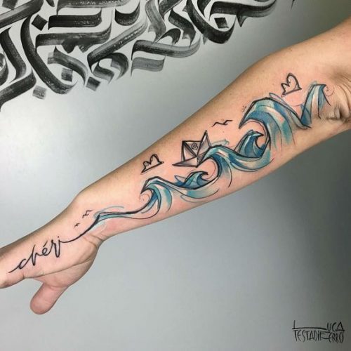 15 Ocean Tattoos Sleeve for Women Ideas : Dive into Stunning Sea-Inspired Ink!