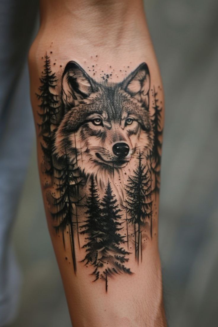 Explore 24 Stunning Realistic Wolf Tattoos for : Top Design Ideas for Forearm, Shoulder, Chest, and More