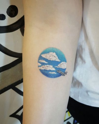 The Art of Cloud Tattoos: 22 Heavenly Designs for