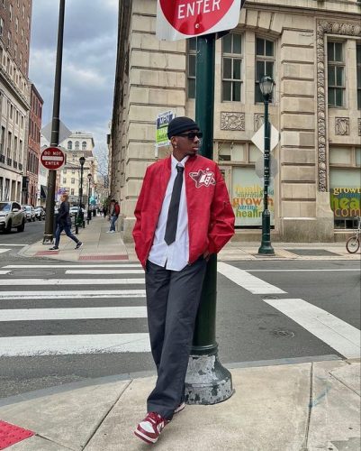 17 Trendy Men’s Jacket and Tie Combos for : Leather, Denim & Velvet Style