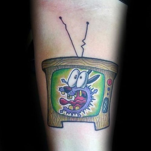 18 Courage the Cowardly Dog Tattoo Ideas