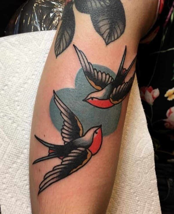 29 Sparrow Tattoo Ideas : Traditional, Men Arm and Hand Designs, Meaningful Bird Tattoos