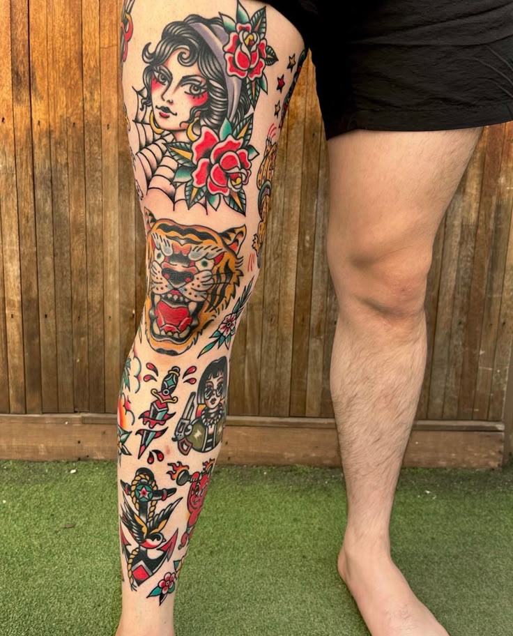 29 Unique Knee Tattoo Ideas : Traditional, Japanese, Gothic, Flower, Skull on Moth, Symmetrical Designs