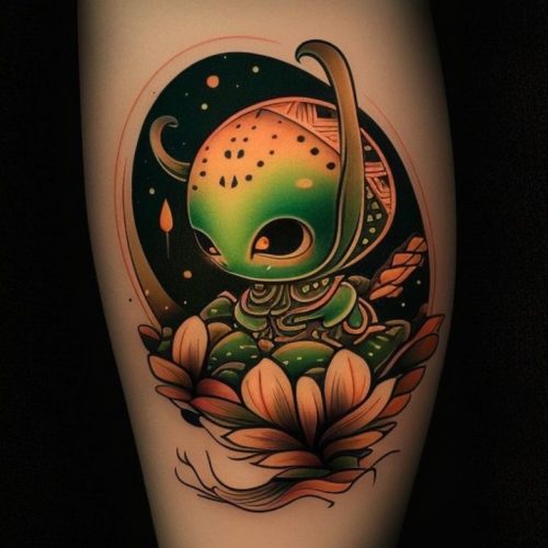 Explore the Cosmos with Style: 20 Stunning Alien Tattoo Ideas to Inspire Your Next Ink Adventure in