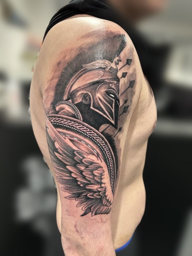 27 Spartan Tattoo Ideas Bold Sleeve, Chest, Leg & Forearm Designs